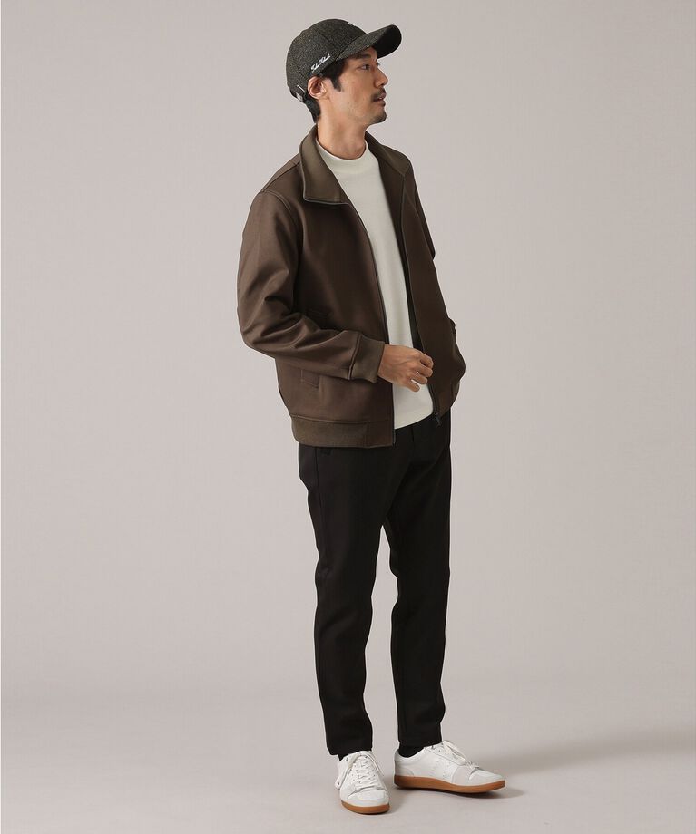 TAKEO KIKUCHI「【DOWN FABRIC】ダウンファブリック ZIP UP リブブルゾン」|ブルゾン・スタジャン|