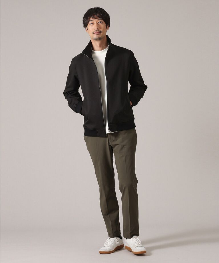TAKEO KIKUCHI「【DOWN FABRIC】ダウンファブリック ZIP UP リブブルゾン」|ブルゾン・スタジャン|