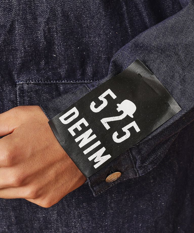 40CARATS&525「525DENIMノーカラー カバーオール」|ブルゾン・スタジャン|