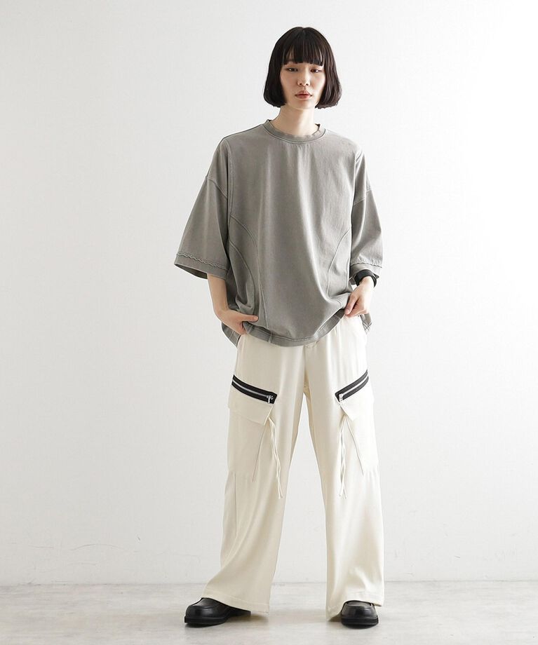 tk.TAKEO KIKUCHI「ヴィンテージクロップドTシャツ」|Tシャツ・カットソー|