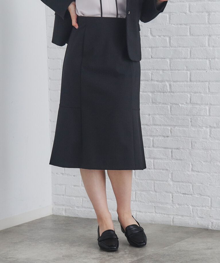 index「《5color/S-LLsize》ストレッチマーメイドスカート/セットアップ対応【洗濯機洗い可/イージーケア】」|スカート|ﾌﾞﾗｯｸ(019)