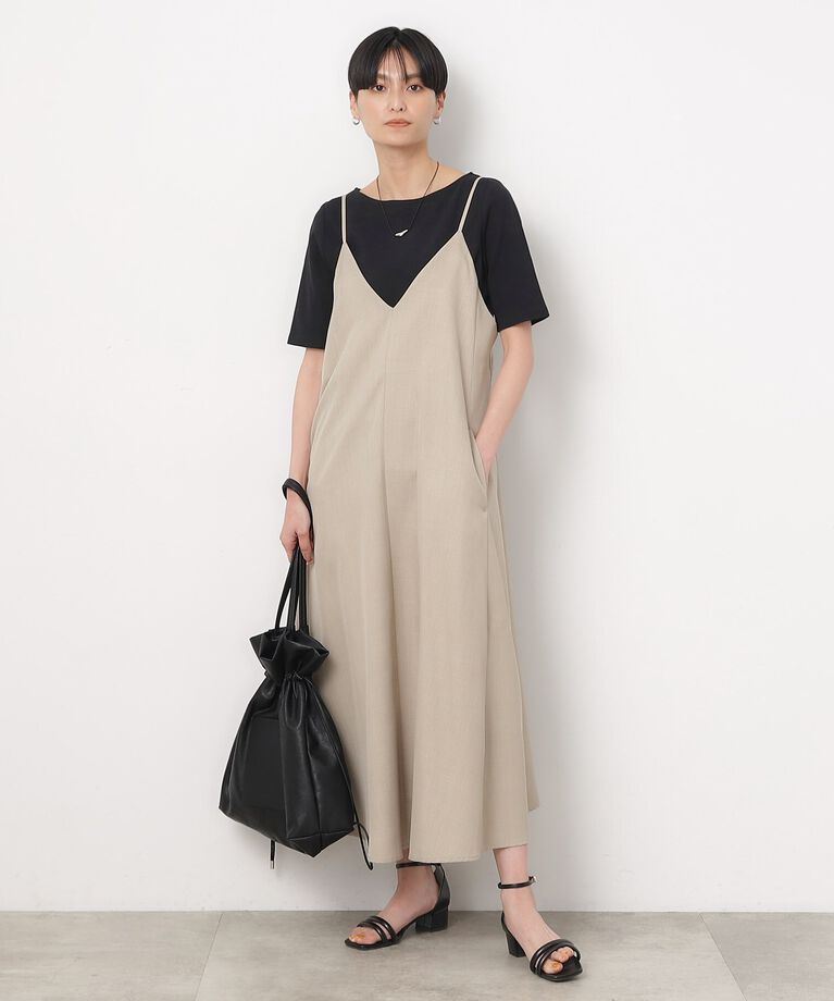 OPAQUE.CLIP「GIZAコットンリブ ボートネックカットソー」|Tシャツ・カットソー|