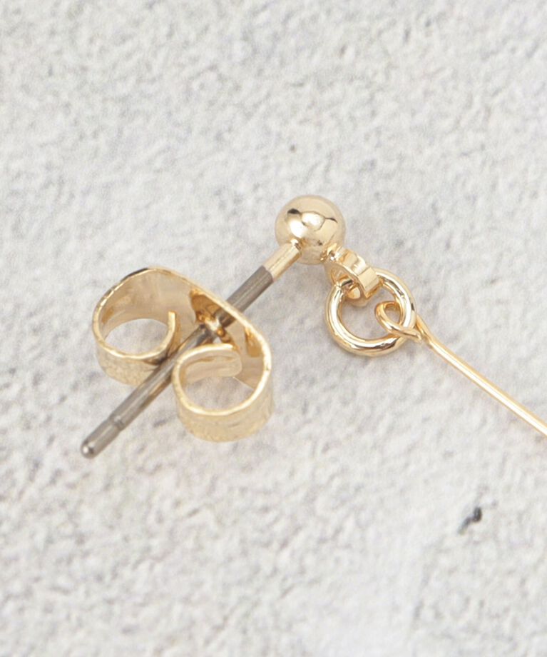OPAQUE.CLIP「ビジュー×フェイクパールピアス」|ピアス|