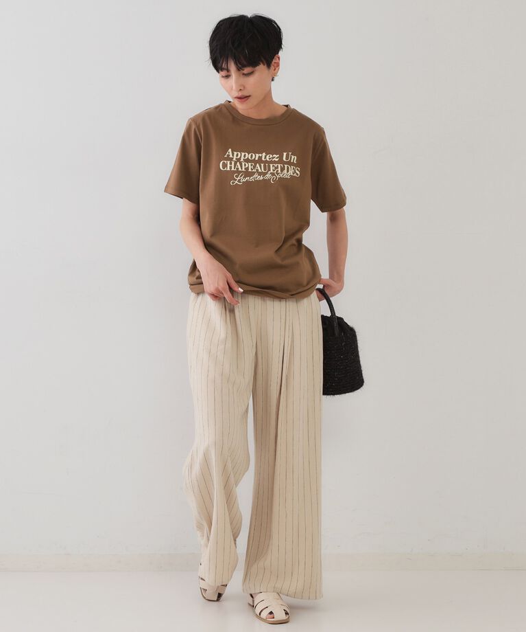 OPAQUE.CLIP「サーフロゴTシャツ【洗濯機洗い可】」|Tシャツ・カットソー|