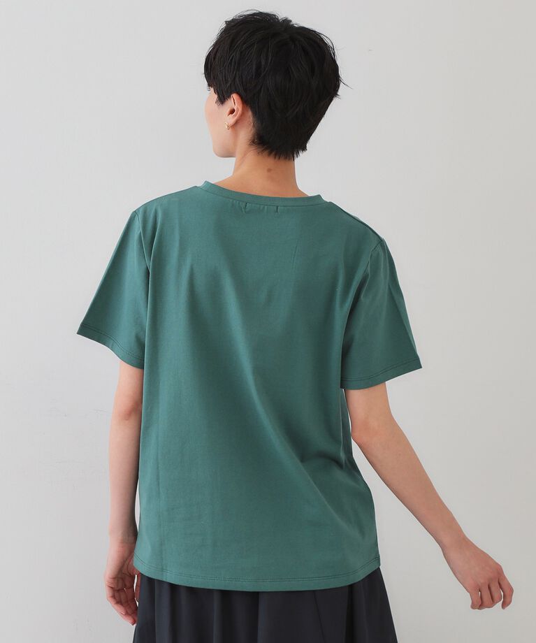 OPAQUE.CLIP「サーフロゴTシャツ【洗濯機洗い可】」|Tシャツ・カットソー|