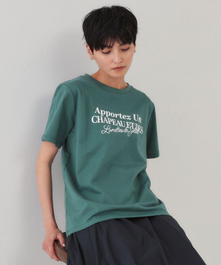 OPAQUE.CLIP「サーフロゴTシャツ【洗濯機洗い可】」|Tシャツ・カットソー|