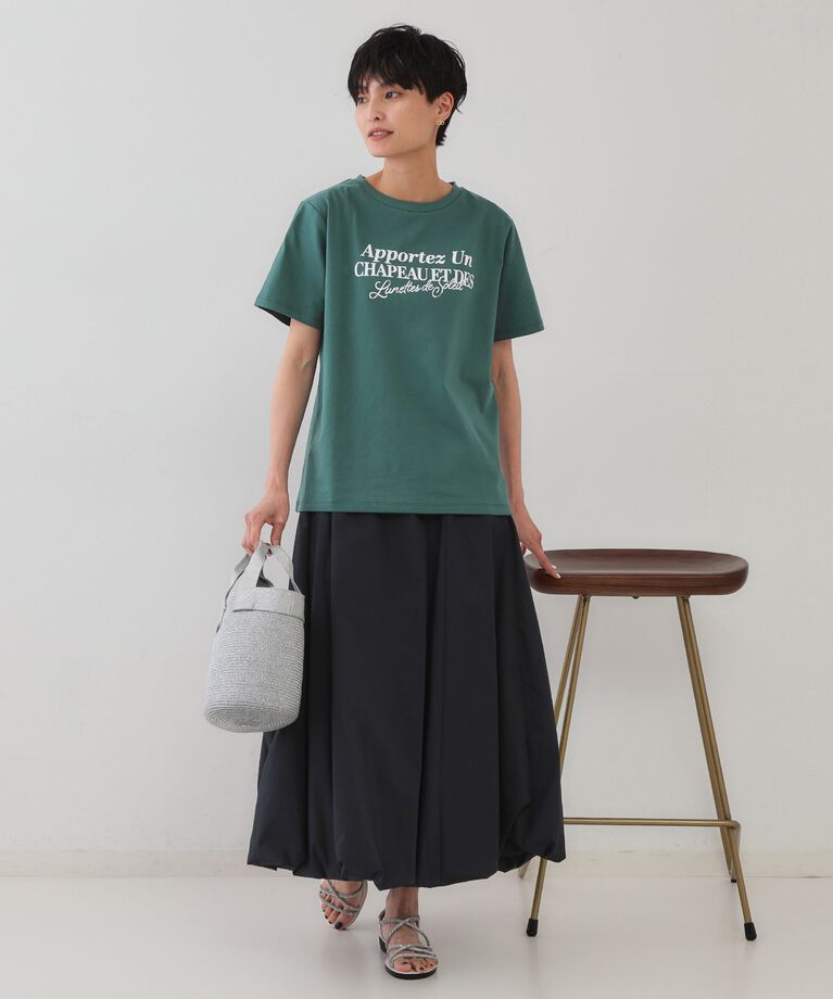 OPAQUE.CLIP「サーフロゴTシャツ【洗濯機洗い可】」|Tシャツ・カットソー|