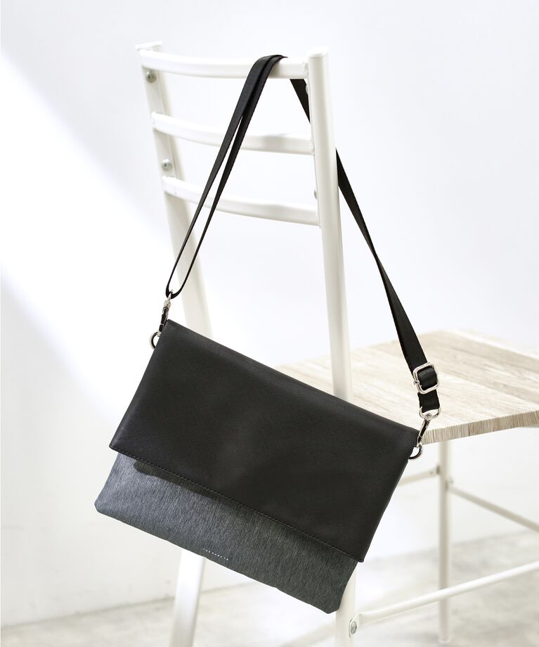 THE SHOP TK「2WAYクラッチバッグ【冠婚葬祭/ビジネス/セレモニー/パーティー】」|ショルダー・メッセンジャー|グレー(912)