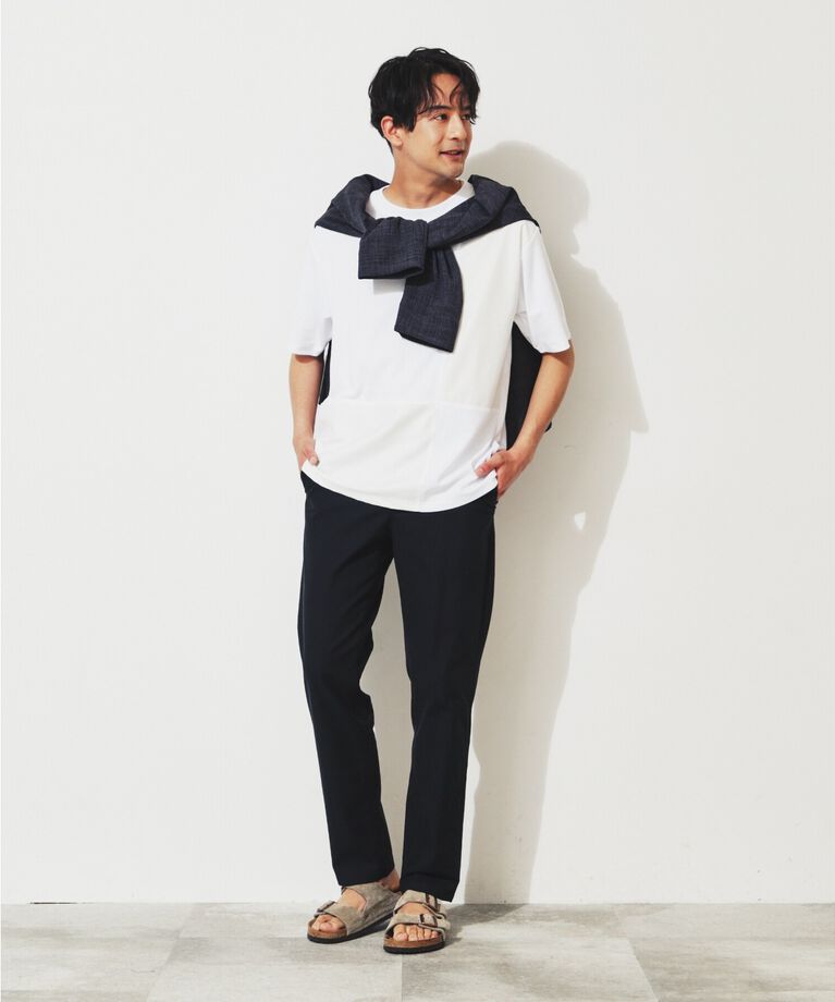 THE SHOP TK「【親子リンク】パネルブロッキングTシャツ」|Tシャツ・カットソー|