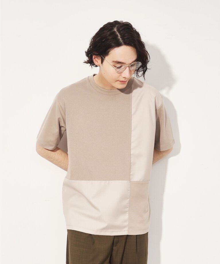 THE SHOP TK「【親子リンク】パネルブロッキングTシャツ」|Tシャツ・カットソー|