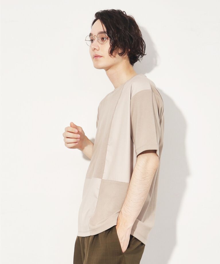 THE SHOP TK「【親子リンク】パネルブロッキングTシャツ」|Tシャツ・カットソー|