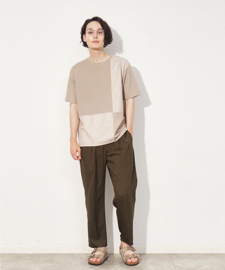 THE SHOP TK「【親子リンク】パネルブロッキングTシャツ」|Tシャツ・カットソー|