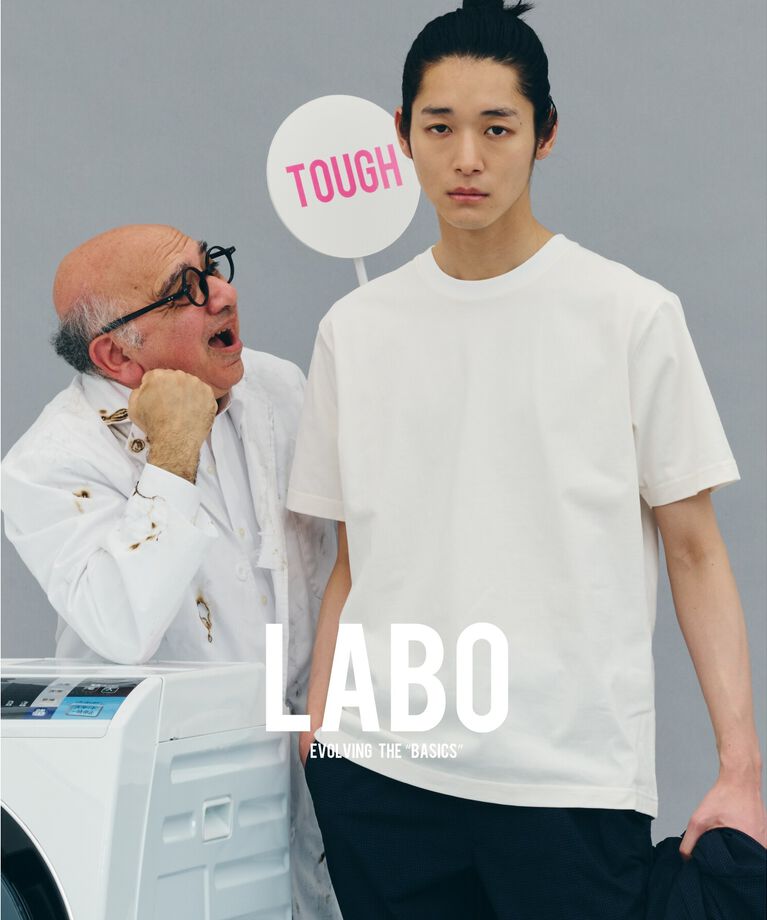 THE SHOP TK「【101回洗ってもヘタらない／ビジカジ対応】クルーネックタフTシャツ」|Tシャツ・カットソー|ｵﾌﾎﾜｲﾄ(003)