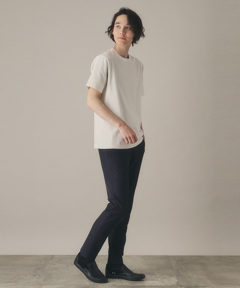 THE SHOP TK「【101回洗ってもヘタらない／ビジカジ対応】クルーネックタフTシャツ」|Tシャツ・カットソー|