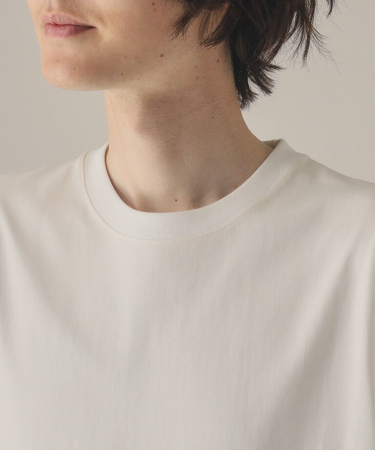 THE SHOP TK「【101回洗ってもヘタらない／ビジカジ対応】クルーネックタフTシャツ」|Tシャツ・カットソー|
