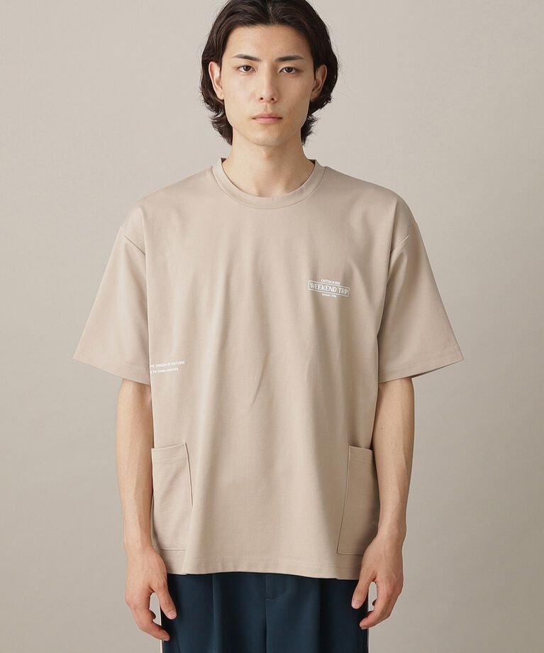THE SHOP TK「【接触冷感】ポンチマルチポケットTシャツ」|Tシャツ・カットソー|