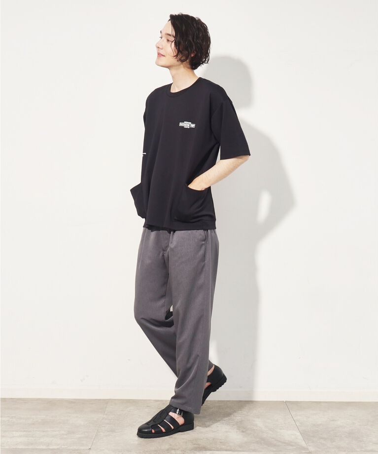 THE SHOP TK「【接触冷感】ポンチマルチポケットTシャツ」|Tシャツ・カットソー|