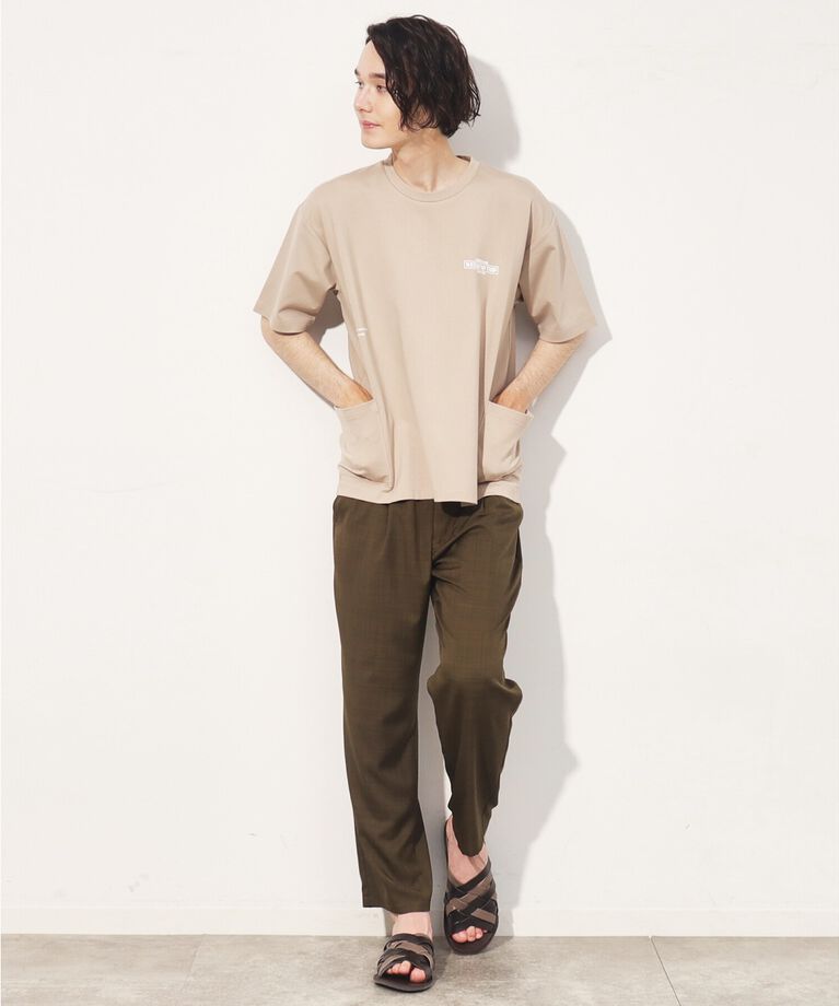 THE SHOP TK「【接触冷感】ポンチマルチポケットTシャツ」|Tシャツ・カットソー|
