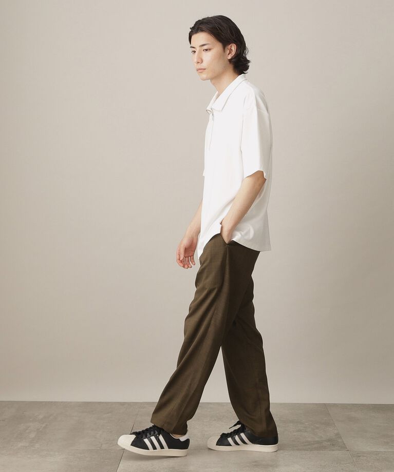 THE SHOP TK「【接触冷感】ポンチハーフジッププルオーバー」|Tシャツ・カットソー|