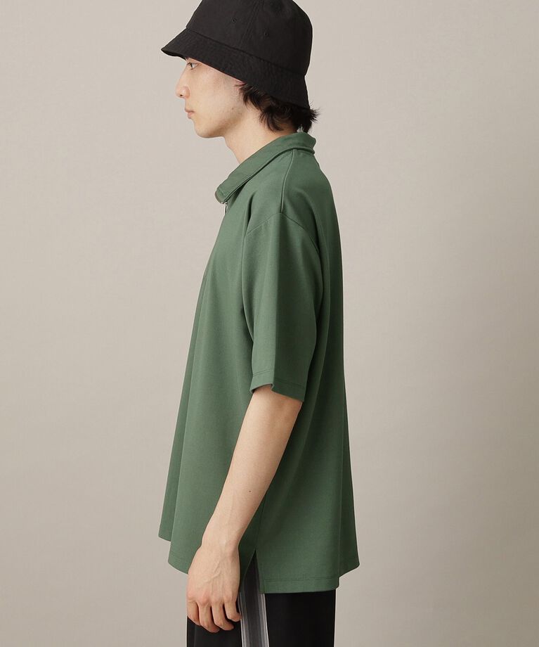 THE SHOP TK「【接触冷感】ポンチハーフジッププルオーバー」|Tシャツ・カットソー|