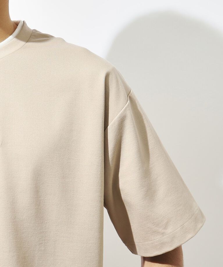 THE SHOP TK「【接触冷感】ポンチフェイクレイヤードTシャツ」|Tシャツ・カットソー|