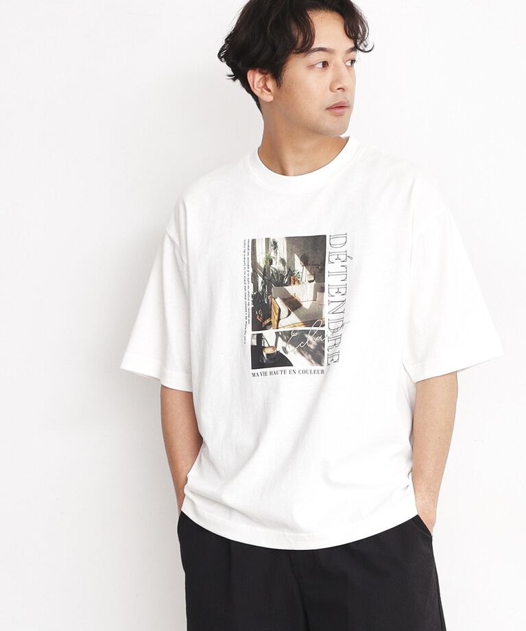 THE SHOP TK「【ご好評につきシリーズ第2弾が登場！】FRESH NATUREデザイン刺繍Tシャツ」|Tシャツ・カットソー|ｵﾌﾎﾜｲﾄ(403)