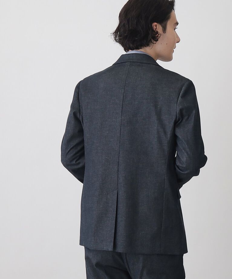 THE SHOP TK「エバーデニムジャケット【セットアップ可/ビジネス対応/色落ちしにくい/ストレッチ素材】」|テーラードジャケット|