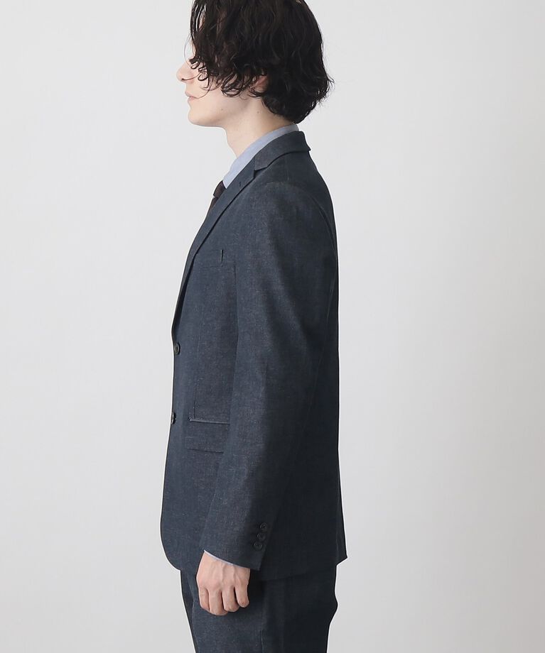 THE SHOP TK「エバーデニムジャケット【セットアップ可/ビジネス対応/色落ちしにくい/ストレッチ素材】」|テーラードジャケット|