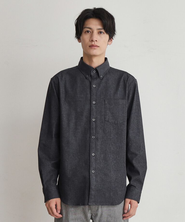 THE SHOP TK「【色落ちしにくい】エバーデニムシャツ」|シャツ・ブラウス|