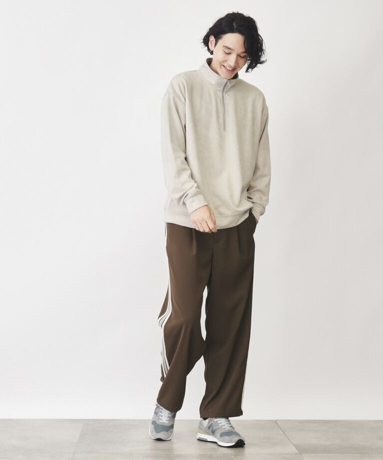 THE SHOP TK「サイドライントラックパンツ ワイドシルエット」|その他|