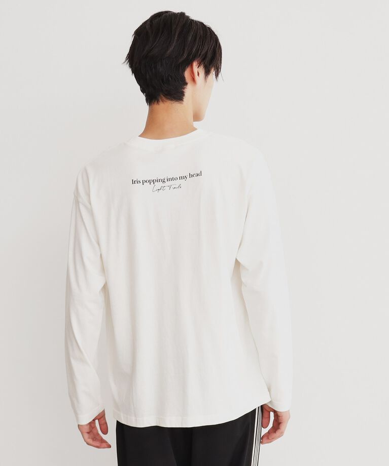 THE SHOP TK「オーガビッツグラフィックプリント長袖Tシャツ 親子リンク/コットン100％/マシンウォッシャブル」|Tシャツ・カットソー|