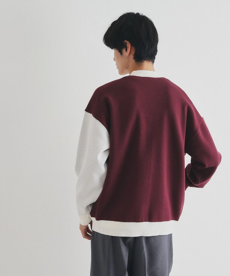 THE SHOP TK「パネルジャカードニットカーディガン」|カーディガン|