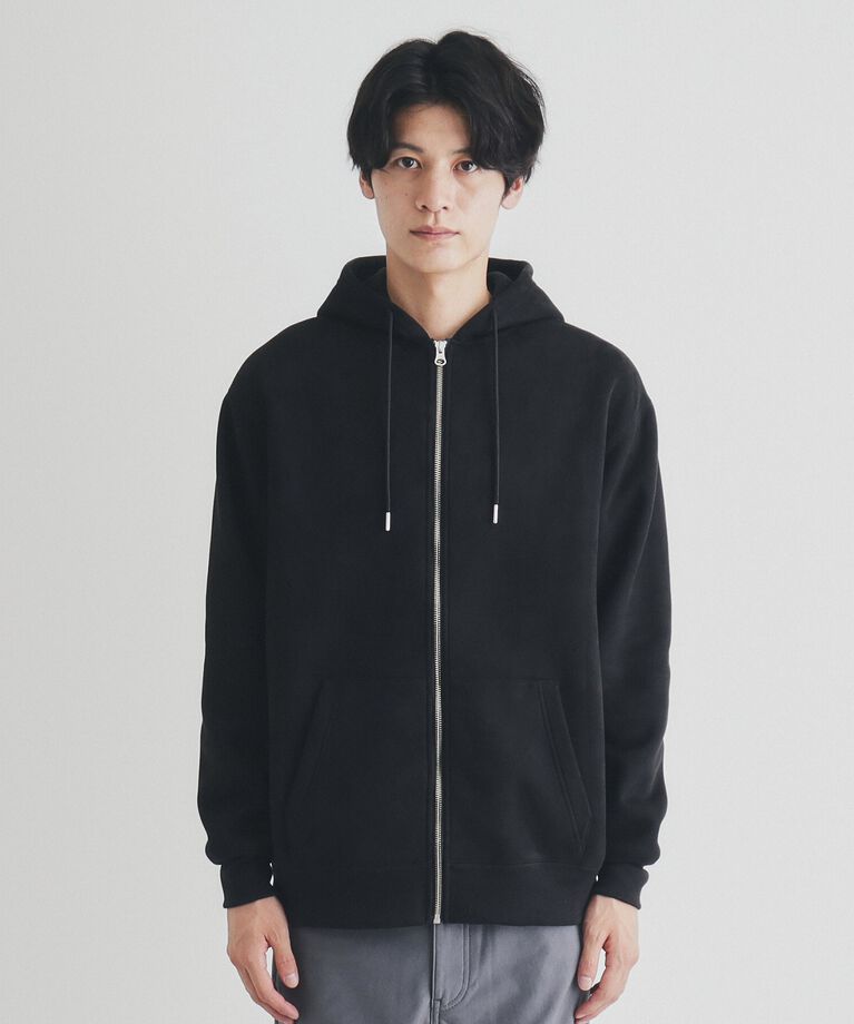 THE SHOP TK「スウェードライクダンボールジップパーカー」|パーカー|