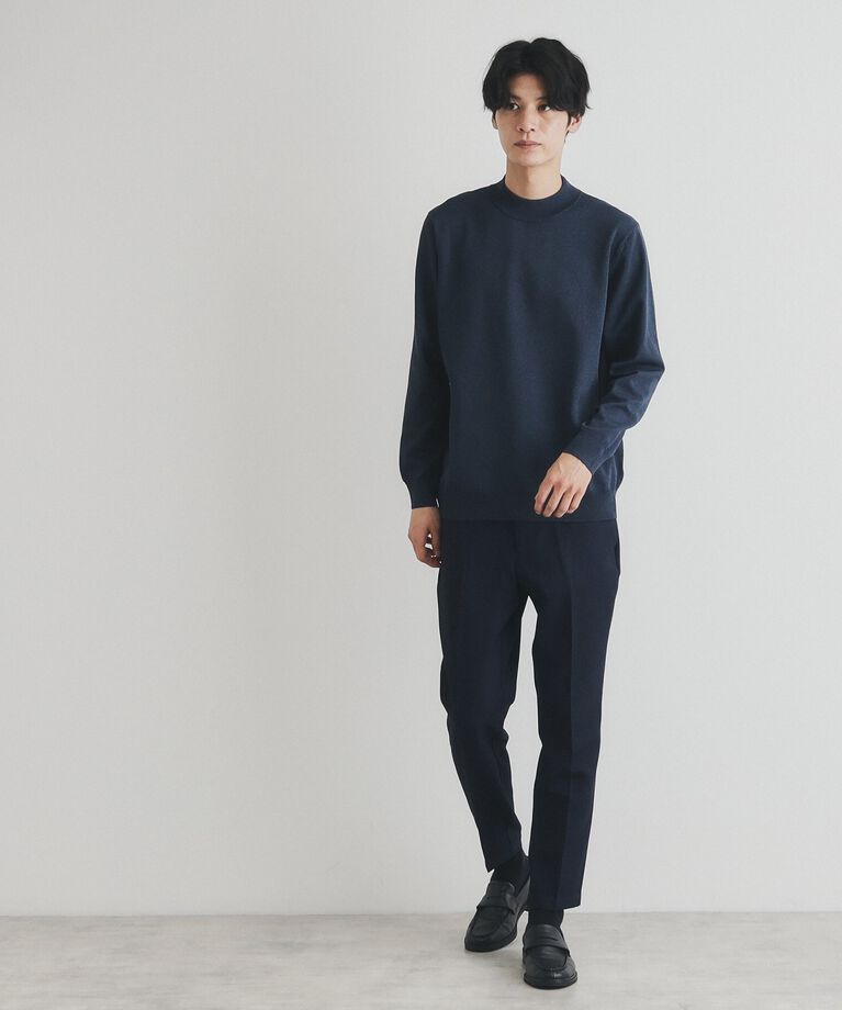 THE SHOP TK「ライトポリモックネック」|ニット・セーター|