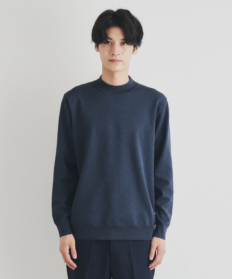 THE SHOP TK「ライトポリモックネック」|ニット・セーター|