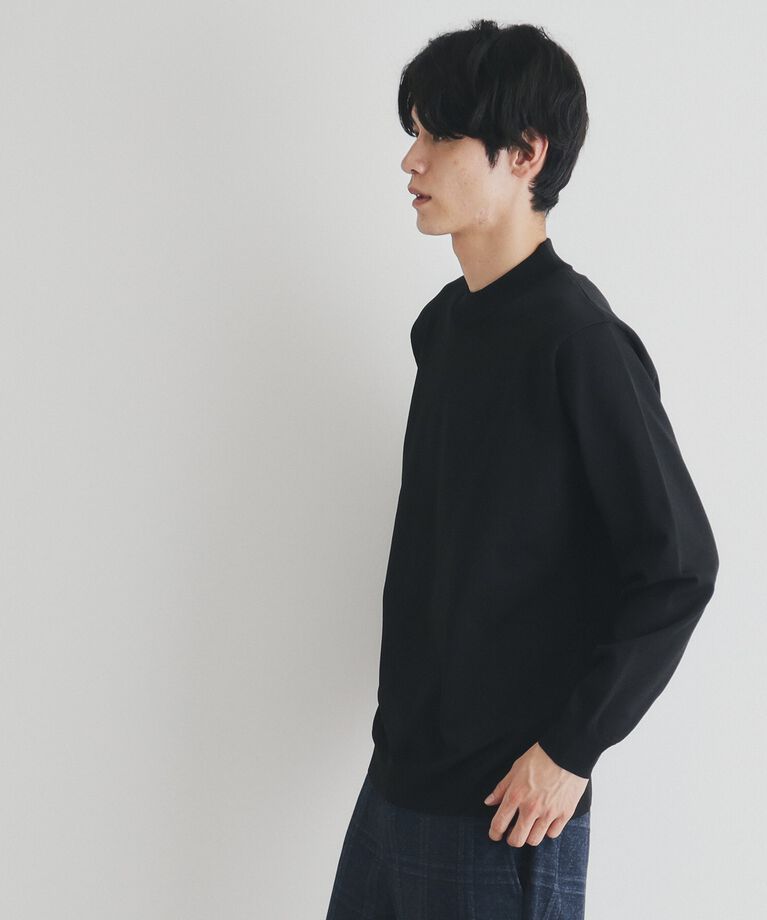 THE SHOP TK「ライトポリモックネック」|ニット・セーター|