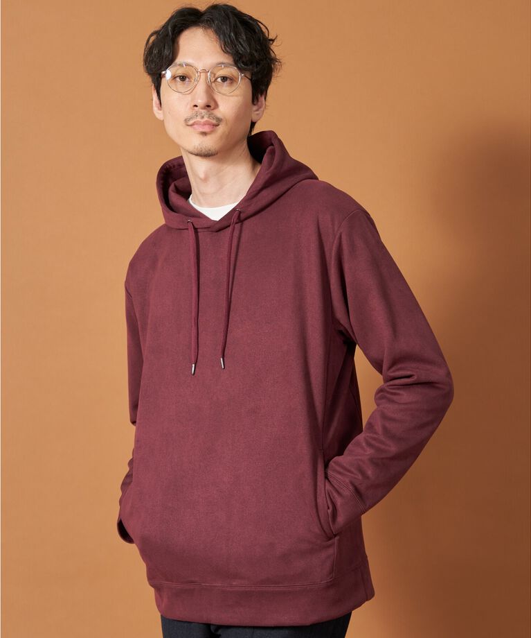 THE SHOP TK「杢スウェードタッチパーカー」|パーカー|