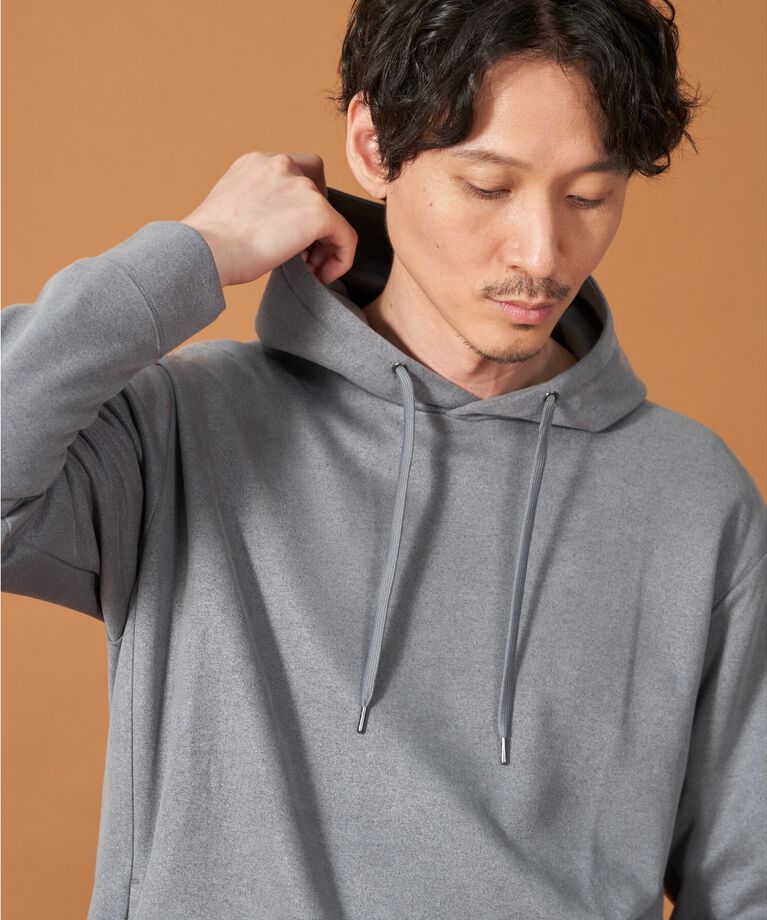 THE SHOP TK「杢スウェードタッチパーカー」|パーカー|