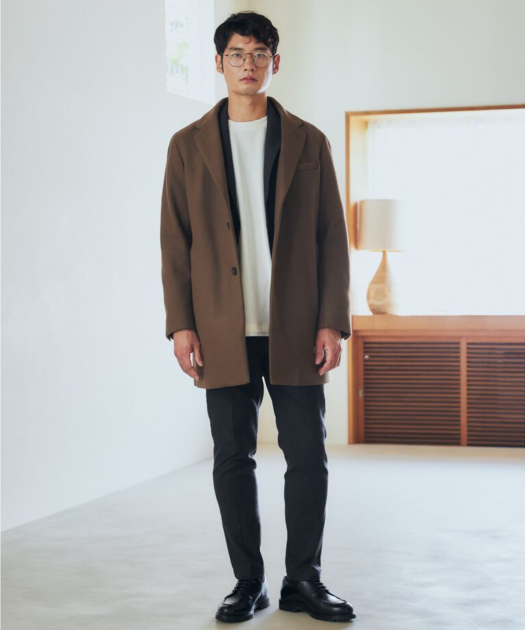 THE SHOP TK「ウールライクメルトンチェスターコート」|その他|
