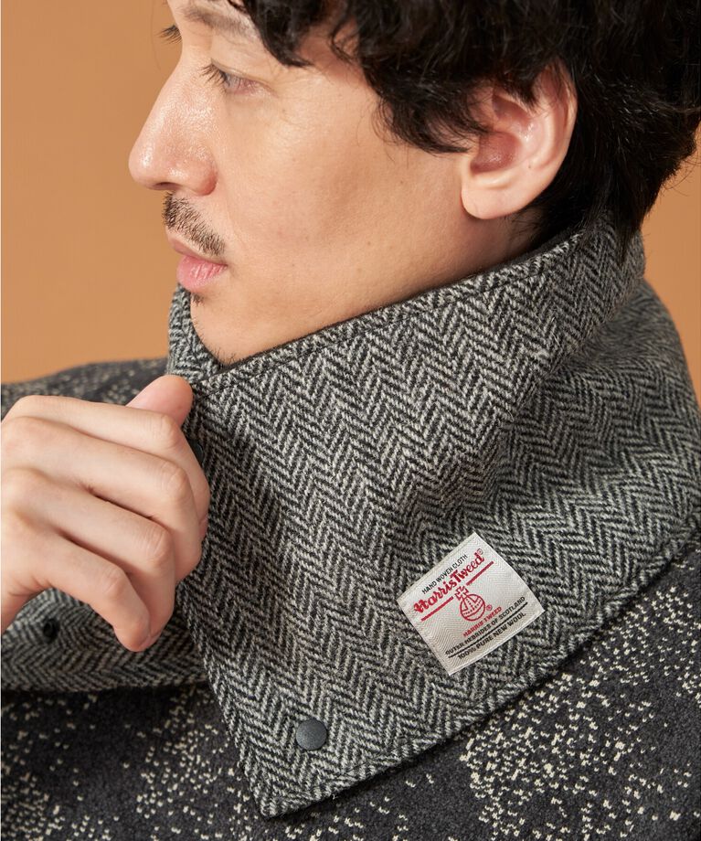 THE SHOP TK「【HARRIS TWEED／ハリスツイード】ショートボアネックウォーマー」|スヌード|