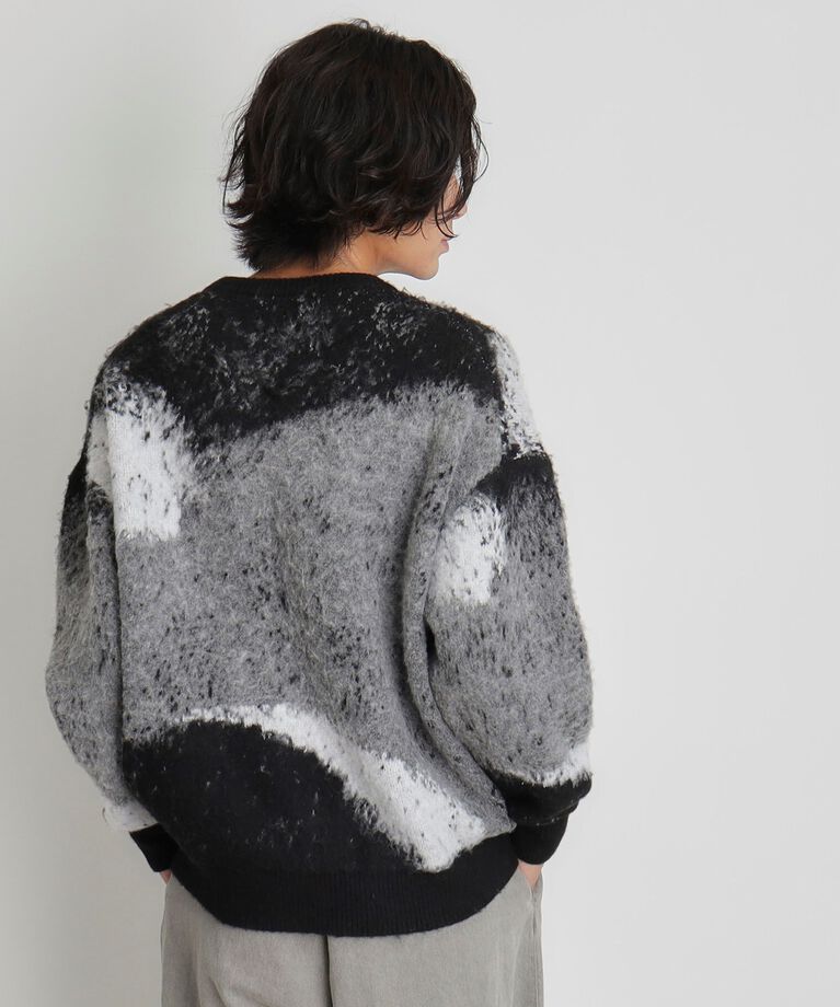 THE SHOP TK「グラデーションシャギーニット ビッグシルエット」|ニット・セーター|