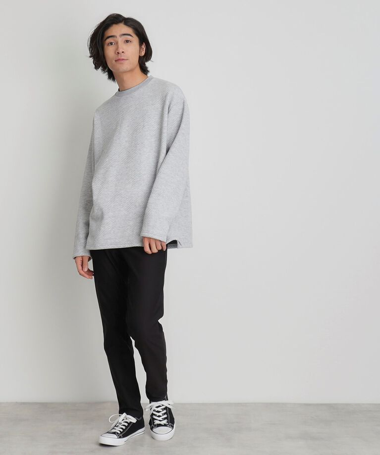 THE SHOP TK「ふくれキルティングフリースプルオーバー」|Tシャツ・カットソー|