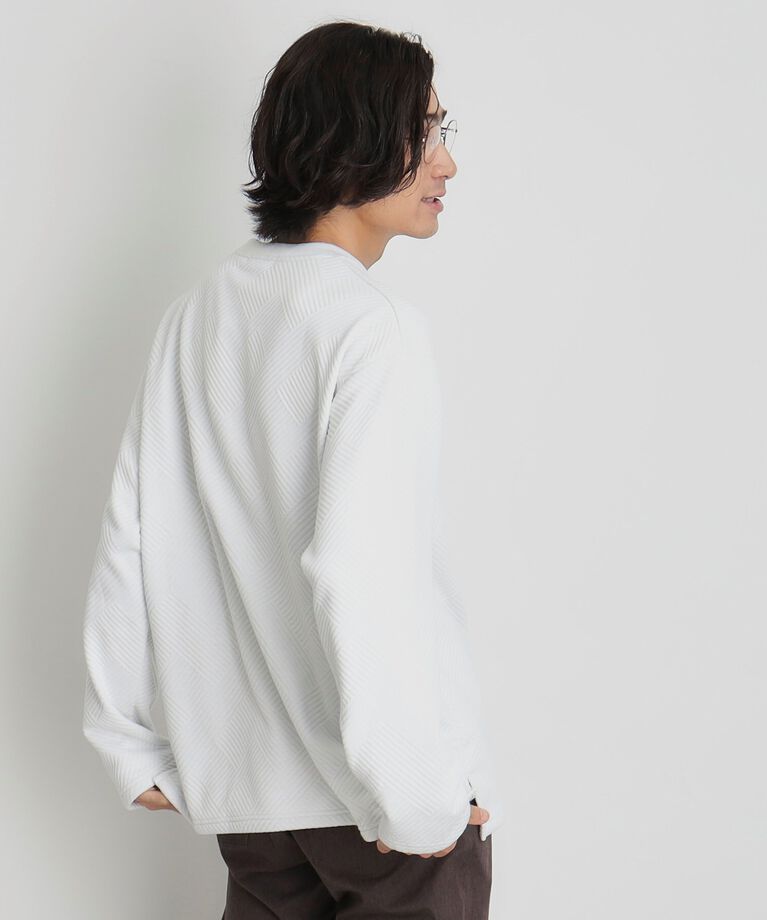 THE SHOP TK「ふくれキルティングフリースプルオーバー」|Tシャツ・カットソー|