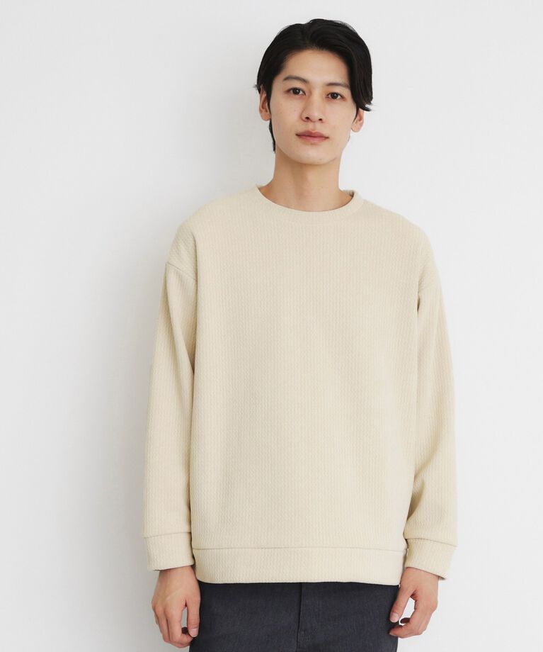 THE SHOP TK「ジャカードモールボアプルオーバー」|Tシャツ・カットソー|