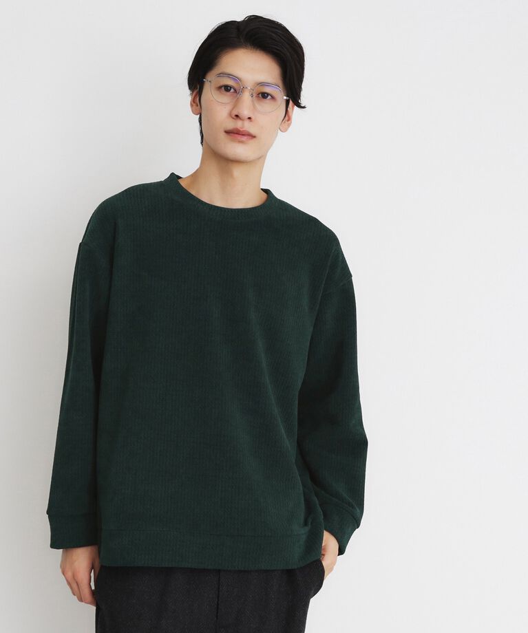 THE SHOP TK「ジャカードモールボアプルオーバー」|Tシャツ・カットソー|