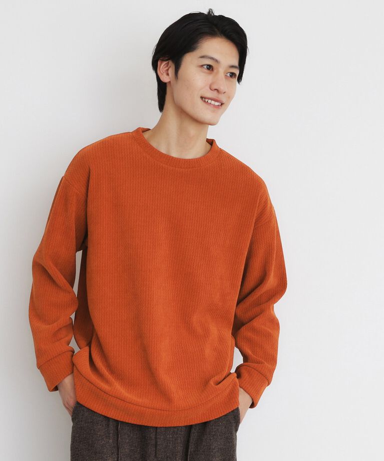 THE SHOP TK「ジャカードモールボアプルオーバー」|Tシャツ・カットソー|
