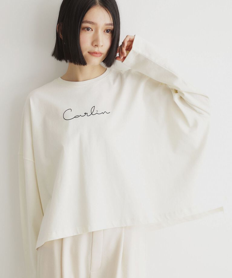 THE SHOP TK「微起毛天竺ロゴロンT」|Tシャツ・カットソー|