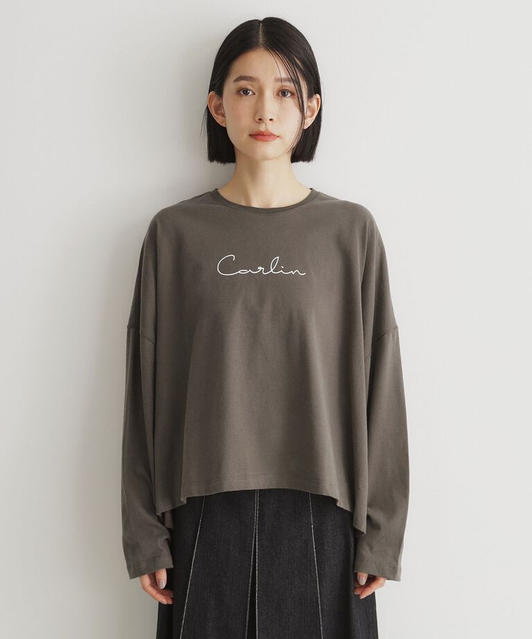 THE SHOP TK「微起毛天竺ロゴロンT」|Tシャツ・カットソー|