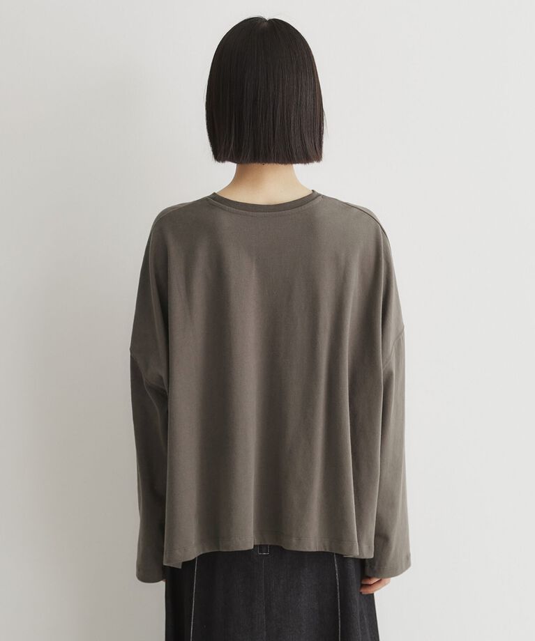 THE SHOP TK「微起毛天竺ロゴロンT」|Tシャツ・カットソー|