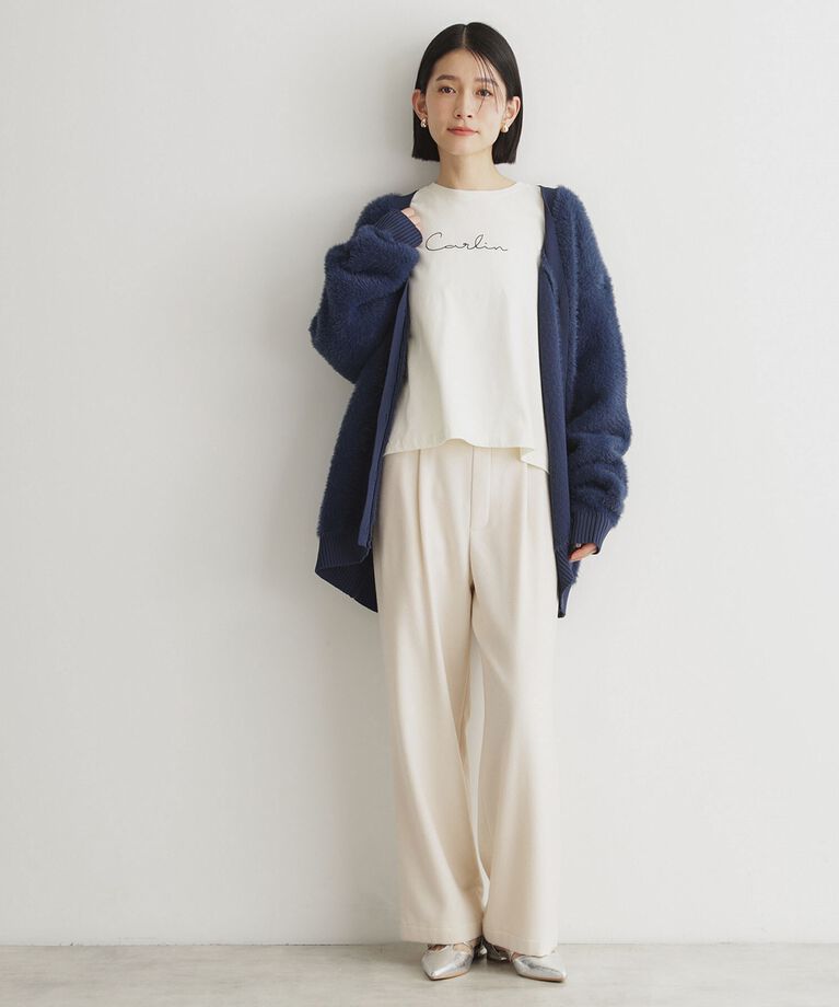 THE SHOP TK「微起毛天竺ロゴロンT」|Tシャツ・カットソー|